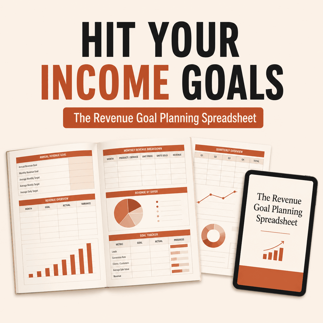 Revenue Goal Planning Spreadsheet
